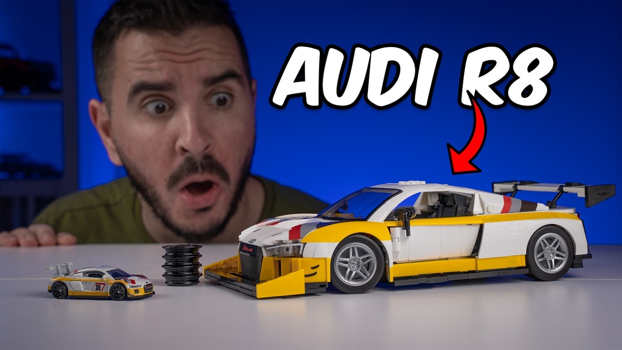 Ez még mindig jó! || Mattel Brick Shop Audi R8 LMS