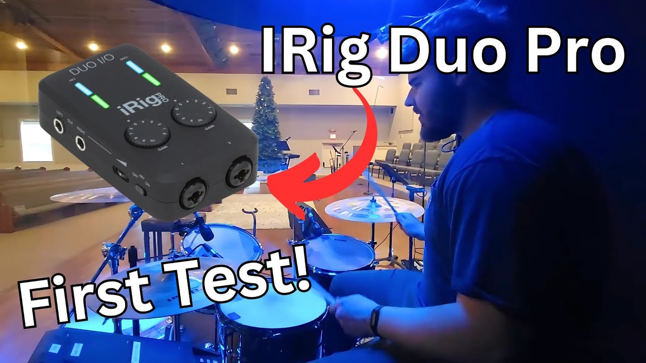 IRig Duo Pro First Test For Church!!