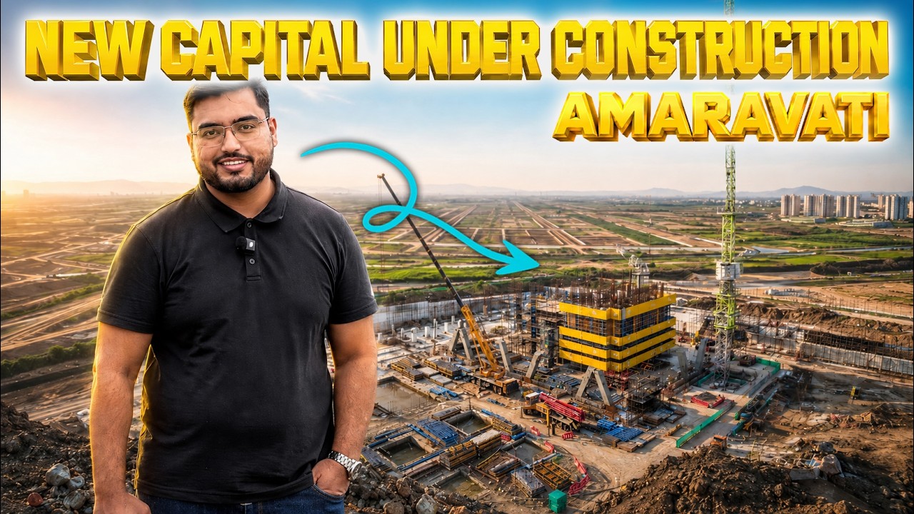 Inside Amaravati: The Future Capital City of Andhra Pradesh | Roads, Skyscraper's & Housing