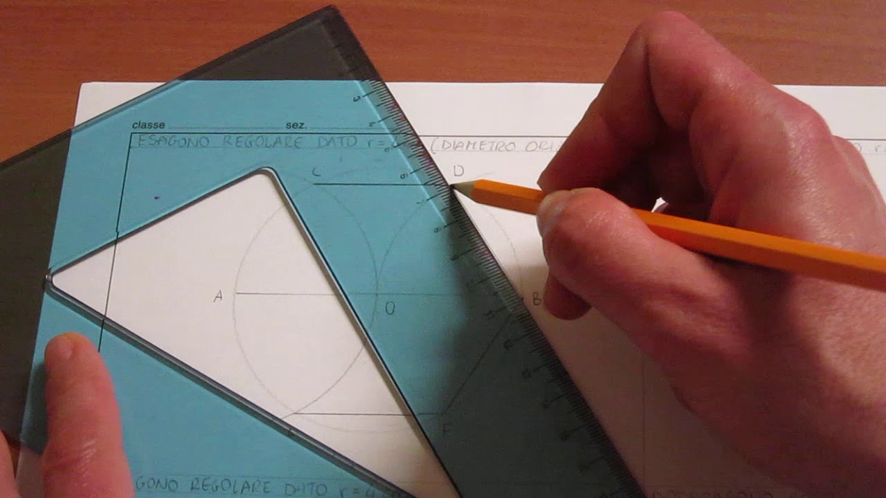 ESAGONI REGOLARI DATO IL RAGGIO