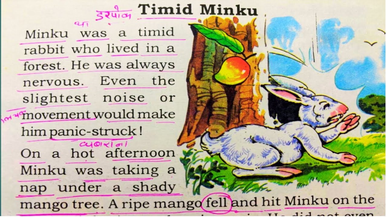 Animal story in English / How to read English books / English padhna kaise Sikhe /