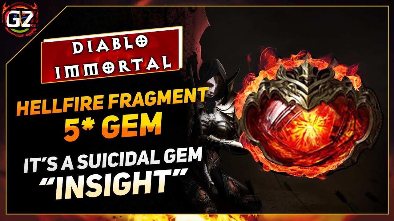 Hellfire Fragment - Suicidal Gem Five Star Gem | My Insight  | Diablo Immortal