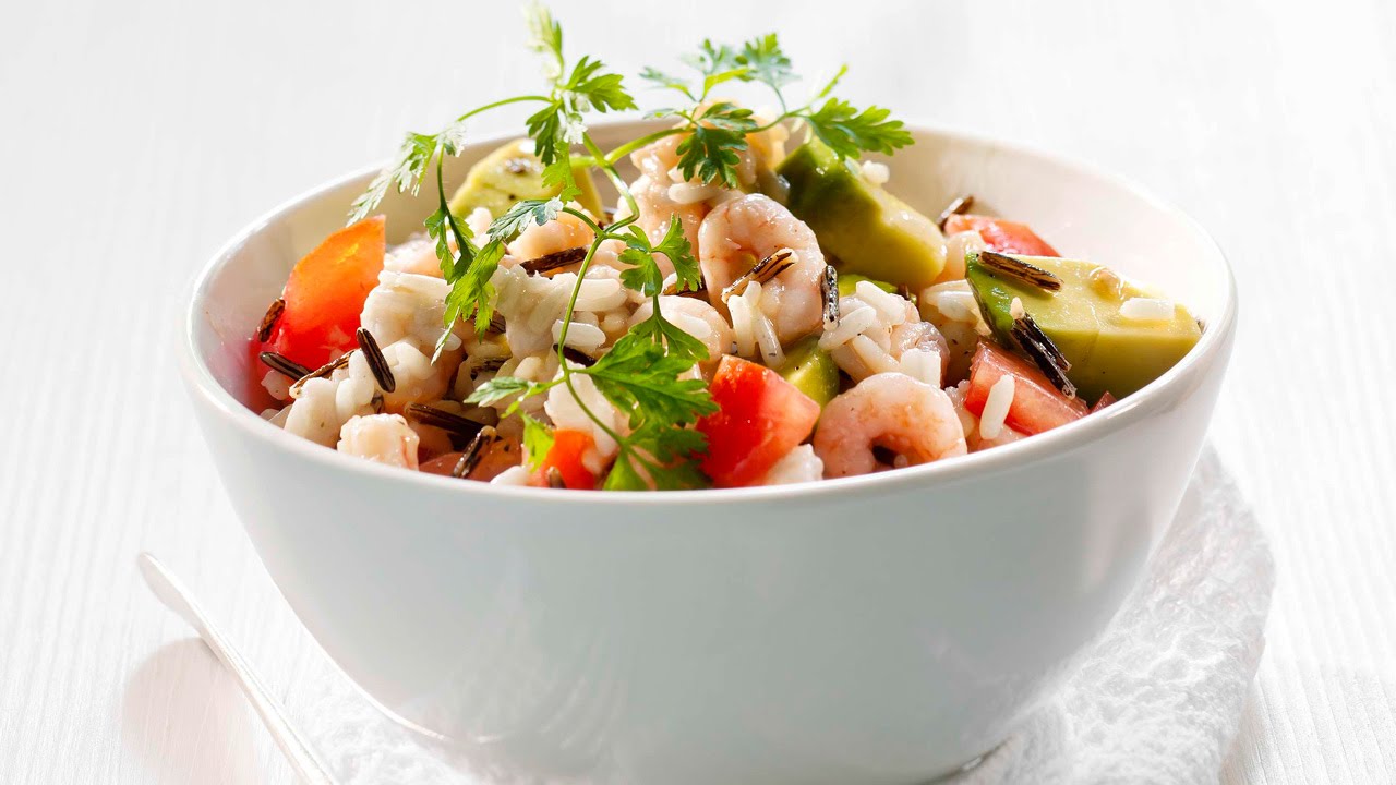Salade de riz aux crevettes - Recette de Betty Bossi