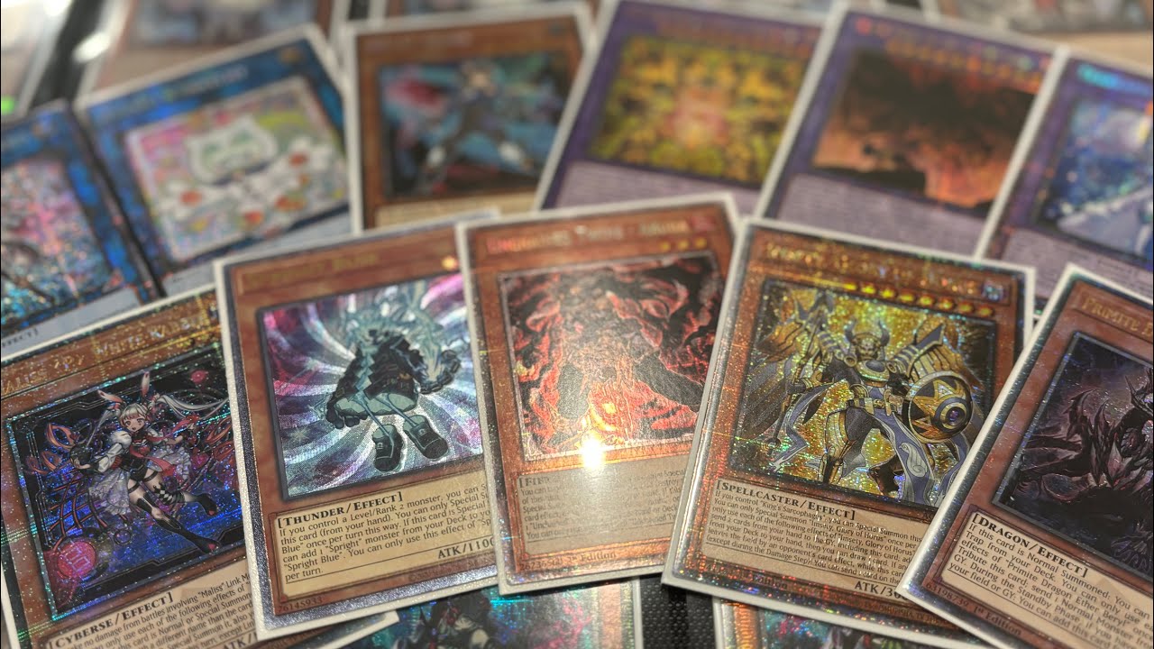 My High Rarity Yu-Gi-Oh Collection and 1st Giveaway! Snake eyes, Blue Eyes, Spright and more! 