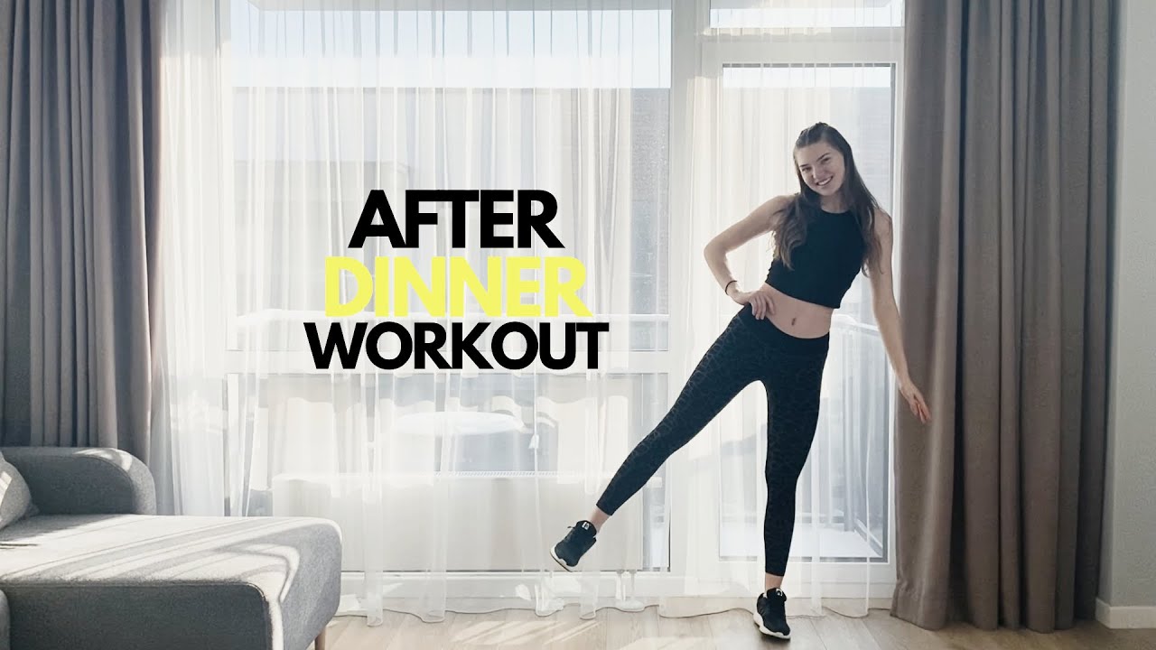 5 MIN After Dinner Workout For Digestion // Low Impact Walking Workout