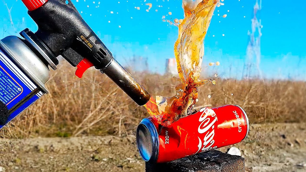 EXPERIMENT: Gas Torch VS Cola