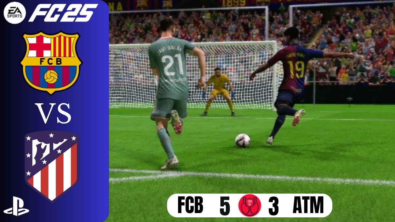 Barcelona vs Atletico Madrid - FC25 Game Play [PS4 Slim]