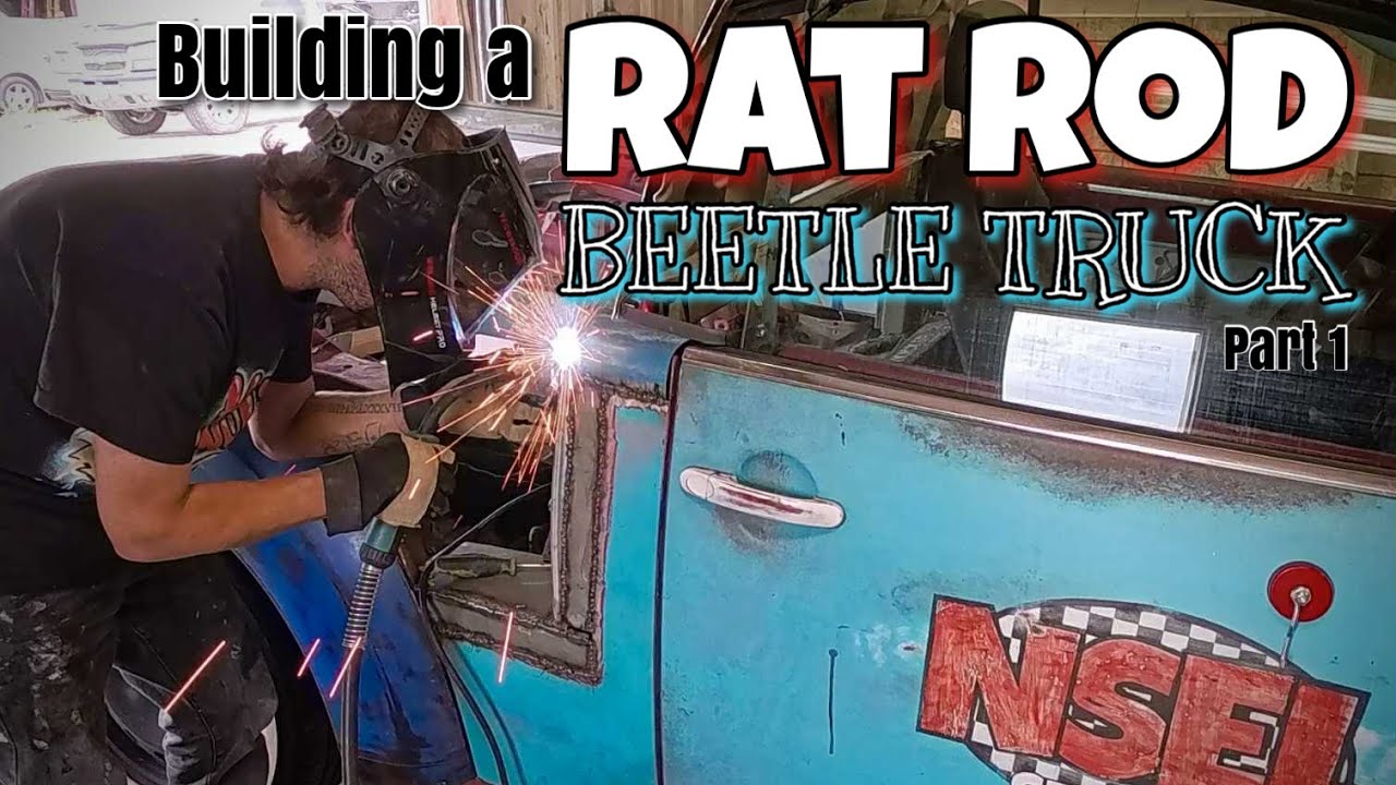 Rat Rod Beetle Truck Build, using materials laying around the shop (part 1)