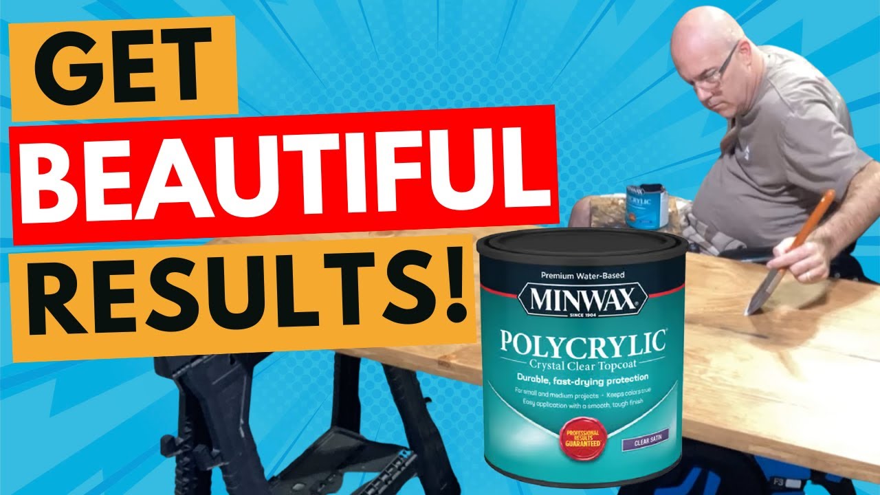САМЫЙ ПРОСТОЙ способ нанесения MINWAX POLYCRYLIC для достижения наилучшего результата! - Quadripl...