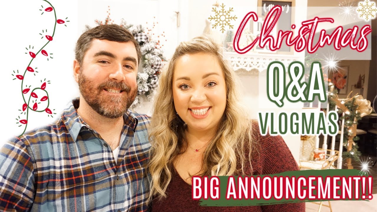 CHRISTMAS Q & A | BIG ANNOUNCEMENT | VLOGMAS | JESSICA O'DONOHUE