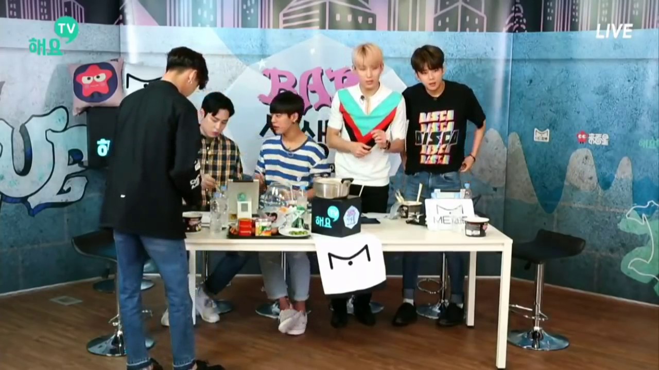 B.A.P eat ramen heyo tv bap private life eps.2 160824