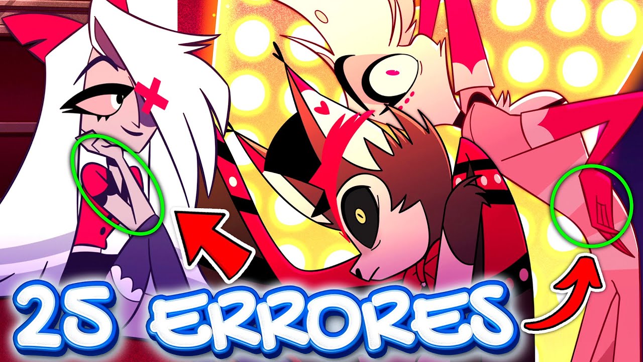 25 ERRORES TERRIBLES de HAZBIN HOTEL TEMPORADA 1