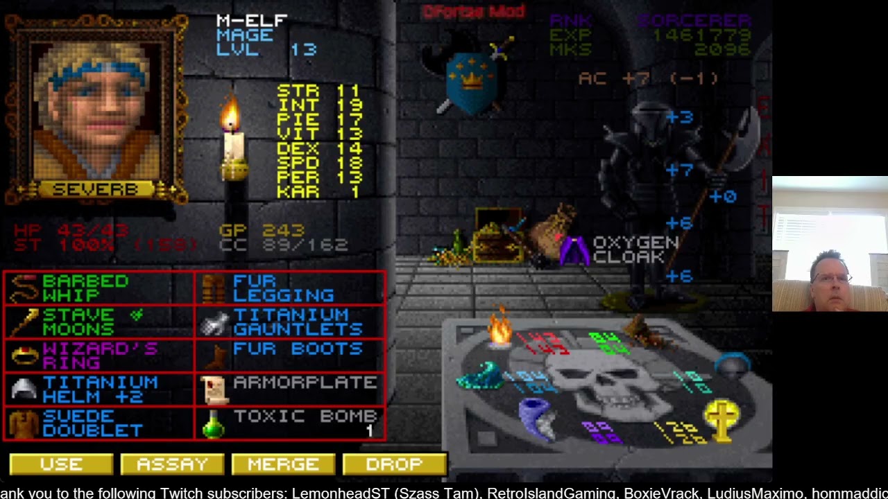 Previous Live Stream of Wizardry 6-8 Trilogy (Expert Iron Man) - Part B-12 (Wiz 6)