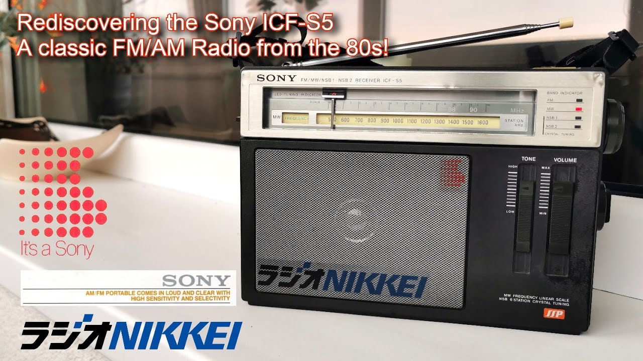Rediscovering classic Sony ソニー ICF-S5 FM / AM Radio Nikkei ラジオ receiver in Europe, Lithuania 2025.