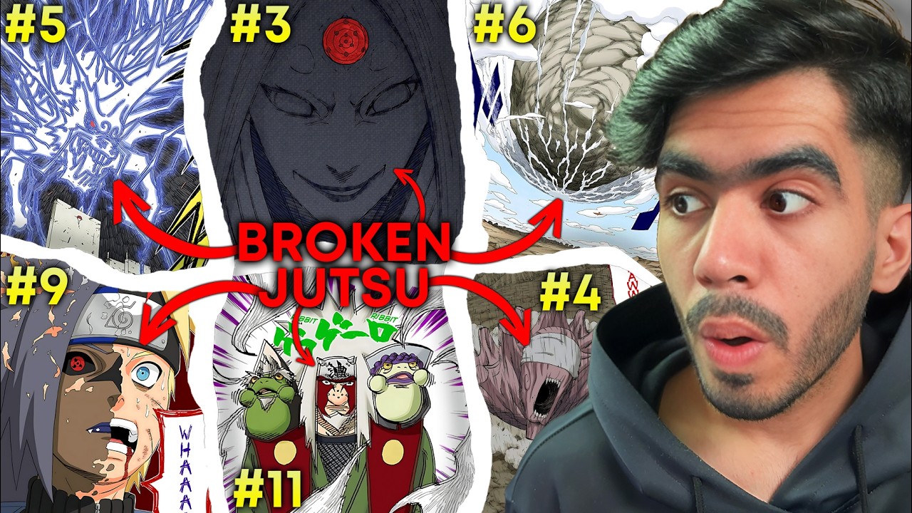 20 MOST BROKEN Naruto Jutsu Used Only Once 🔥 | Daddy Vyuk
