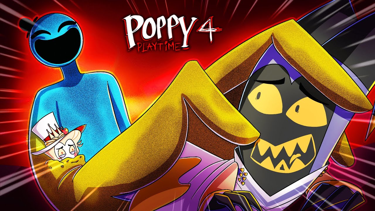 Hazbin Hotel Characters Play Poppy Playtime CHAPTER 4