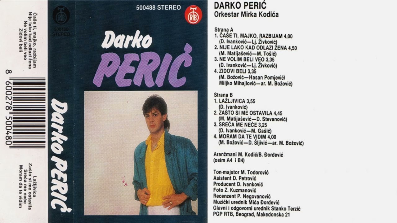 Darko Perić i Orkestar Mirka Kodića-(Audio 1988)-ALBUM