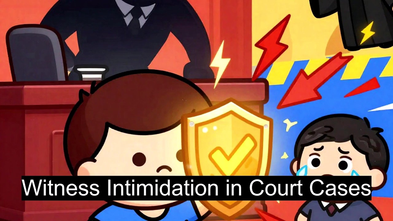 Can Defendants Legally Intimidate Witnesses in Court?