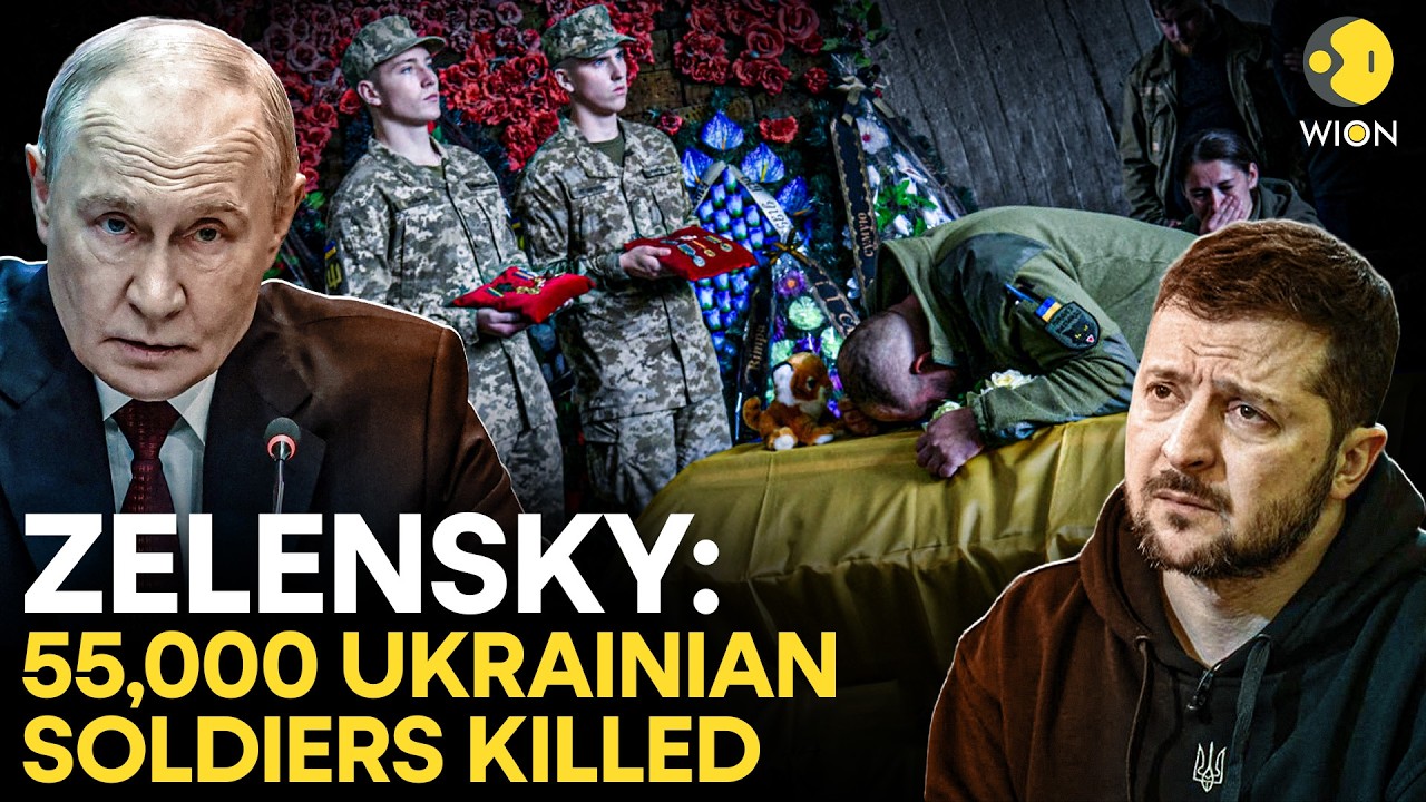 Russia&ndash;Ukraine War LIVE: 55,000 Ukrainian Soldiers Killed, Zelensky Says | WION