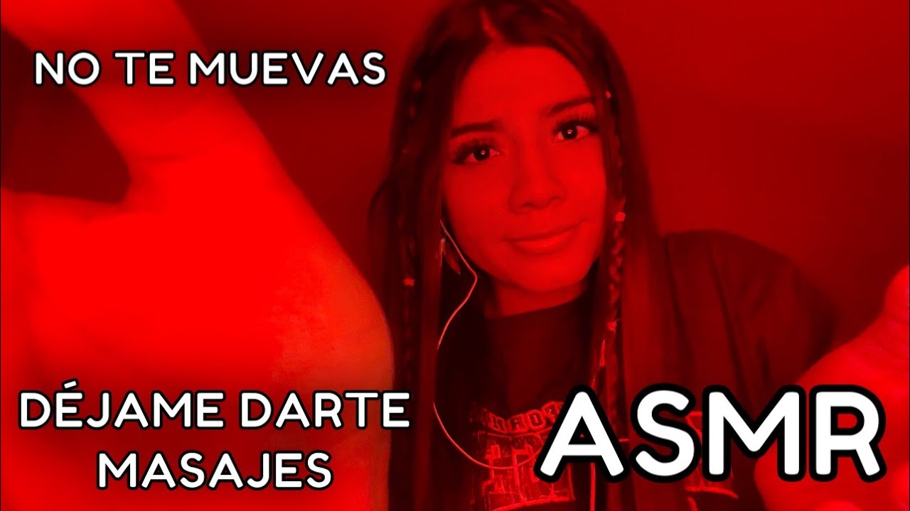 ASMR ROLEPLAY ESPAÑOL / Tu MEJOR AMIGA te HACE MASAJES a TODO EL CUERPO + sonidos de boca