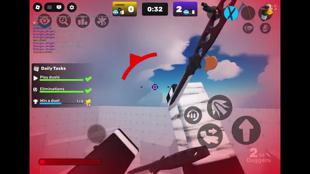 I challenged my brother in a 1v1