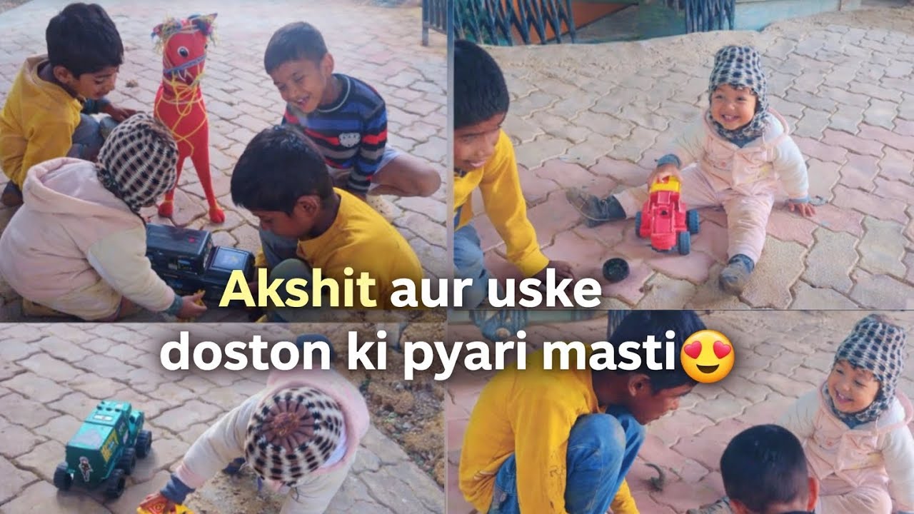 Best Moments of Akshit with His Friends | Kids Fun Time