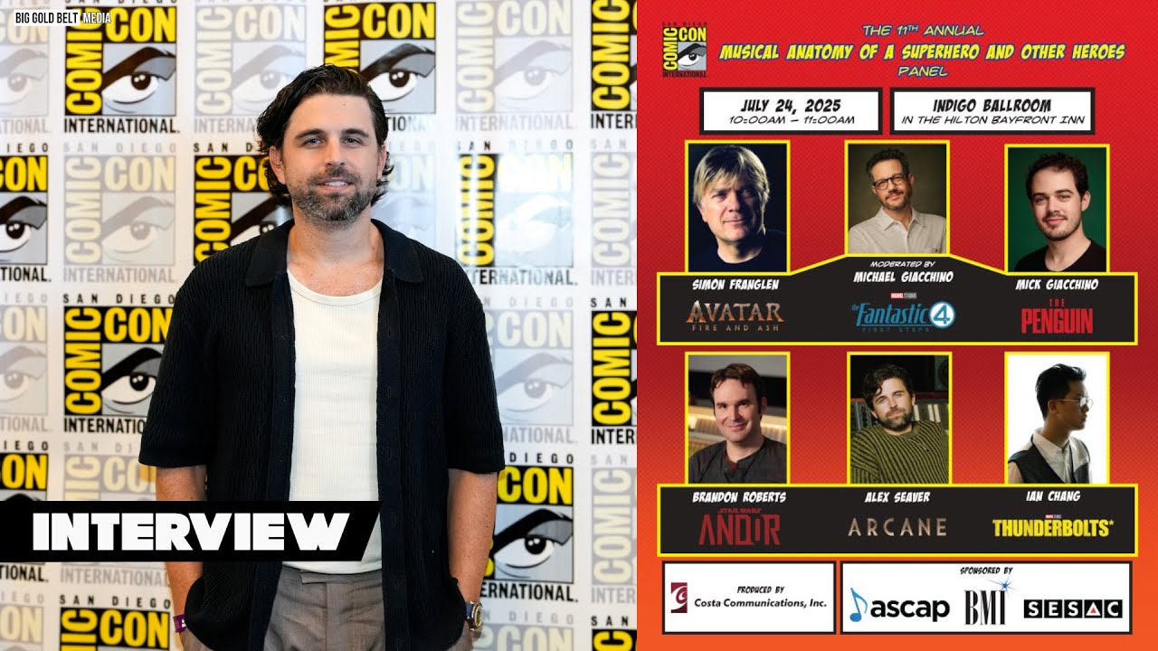 Arcane Composer Alex Seaver Interview | Comic-Con Musical Anatomy of a Superhero 2025