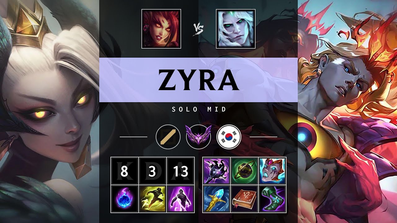 Zyra Mid vs Viego - KR Master Patch 25.21
