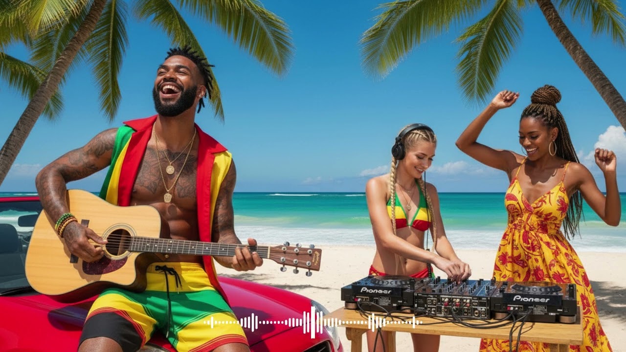 🌊 Sunset Beach Reggae – Tropical Island Chill Mix 2026