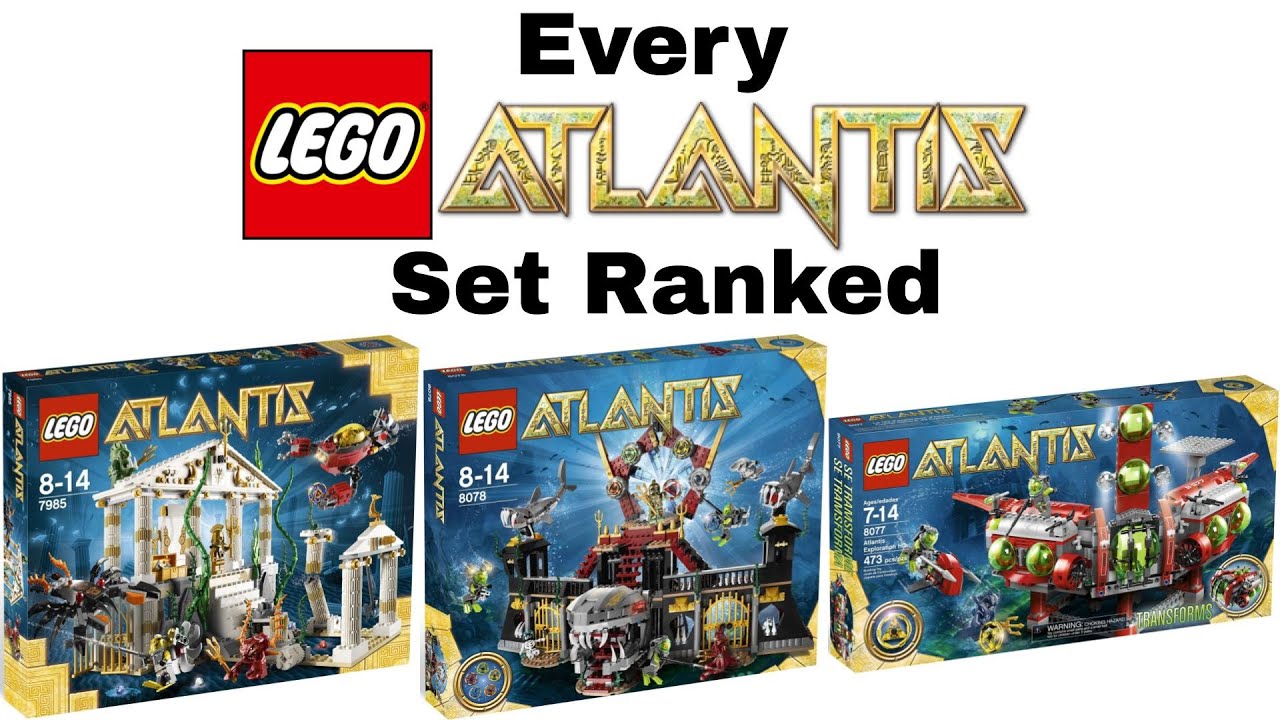 Every LEGO Atlantis (2010-2011) Set Ranked
