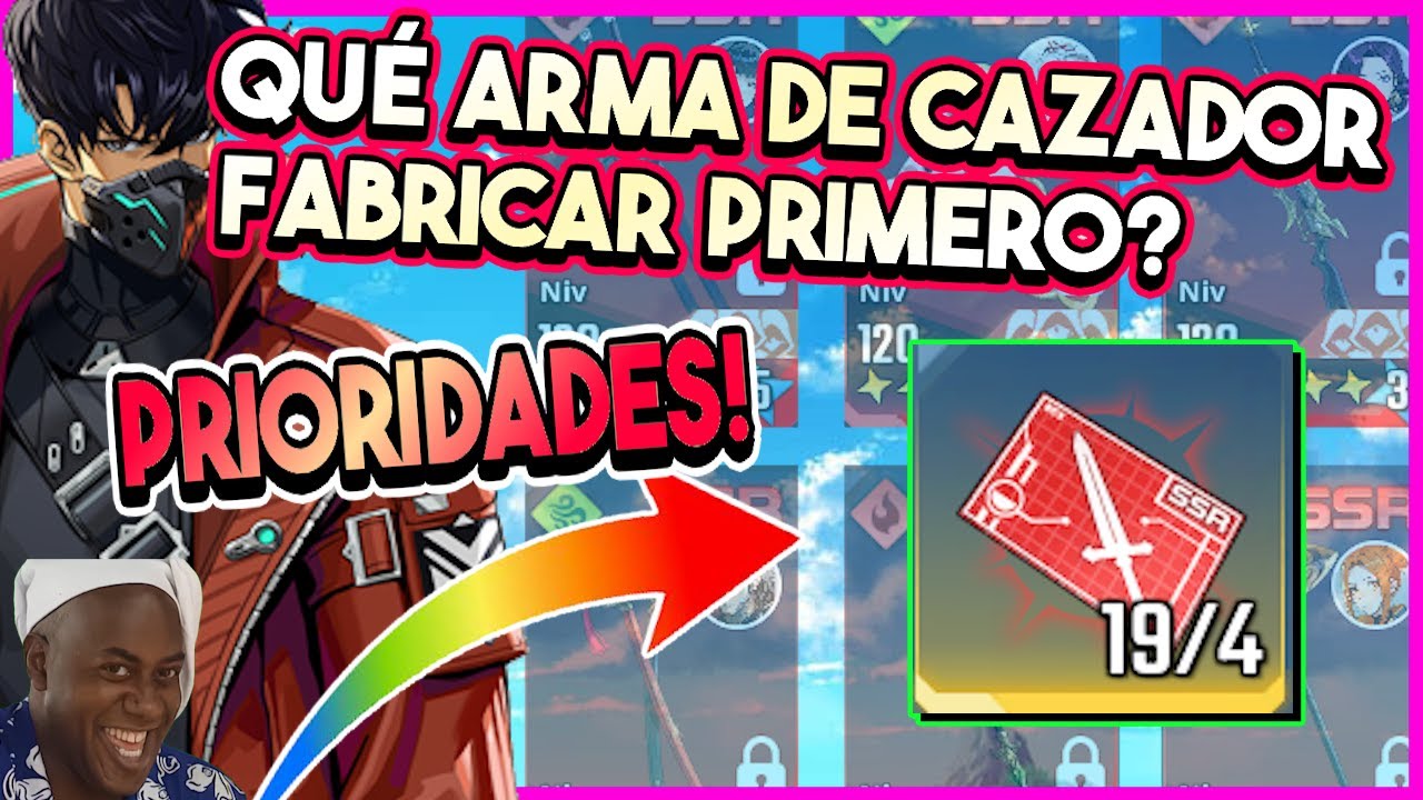🔸QUÉ ARMA DE CAZADOR FABRICO PRIMERO?🔸PRIORIDADES PARA TENER MAS PODER!🌟Solo Leveling Arise🌟