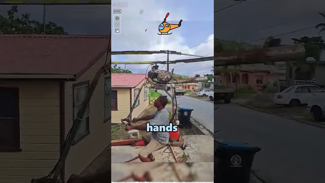 Homemade helicopter