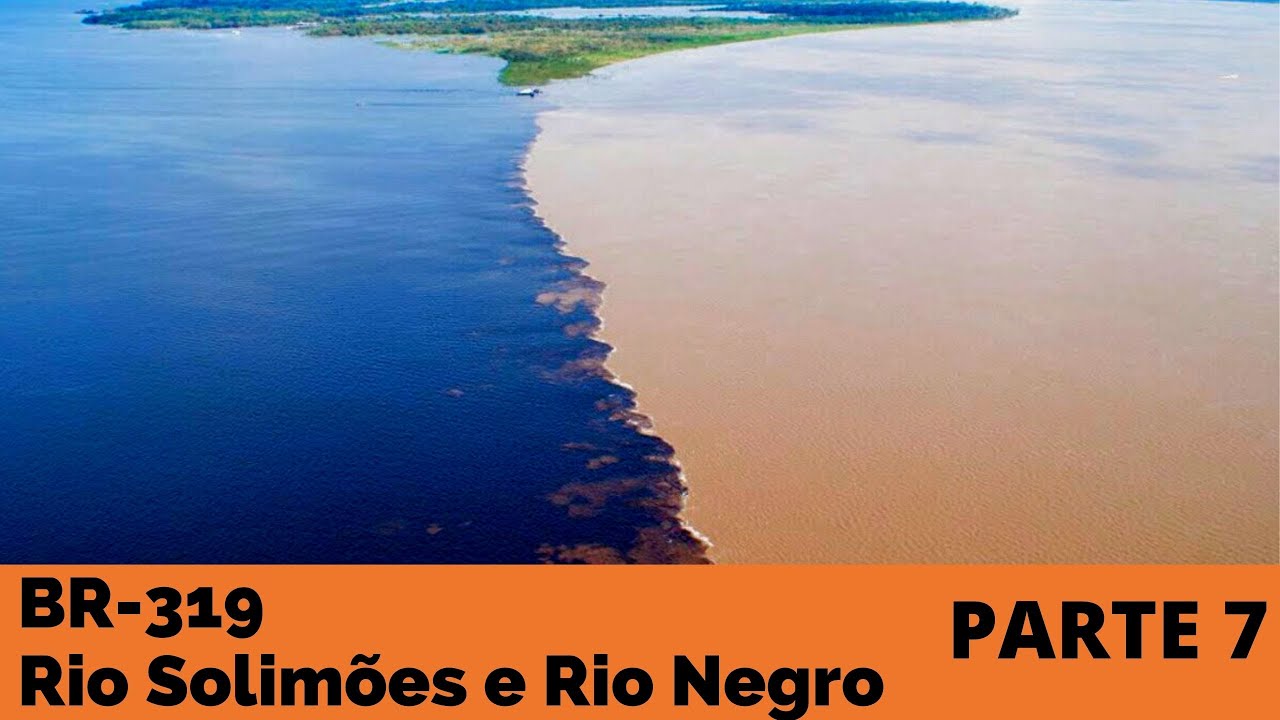 TRAVESSIA DE BALSA NOS RIOS SOLIM&Otilde;ES E RIO NEGRO EM MANAUS