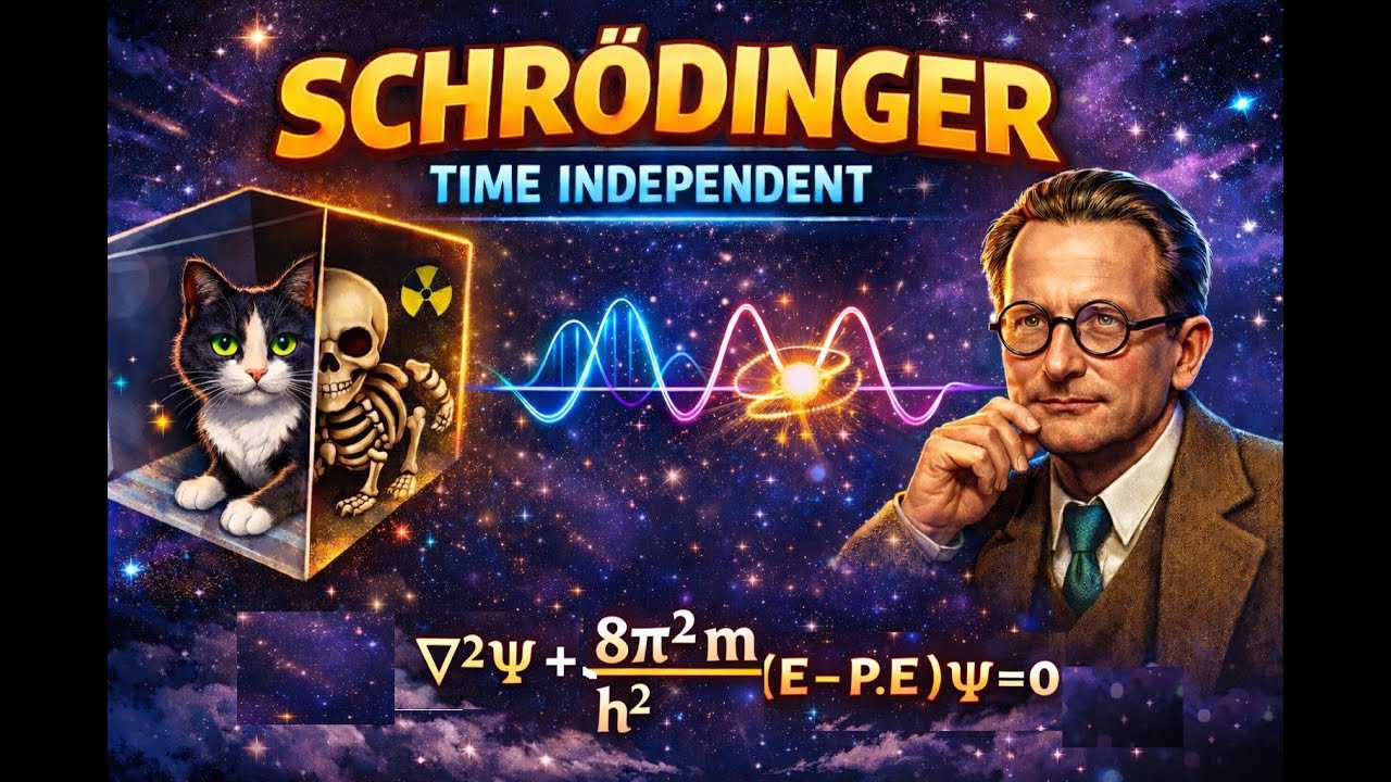 Schrodinger's time-independent equation in Cartesian Coordinates. #schrodinger #quantumphysics #math