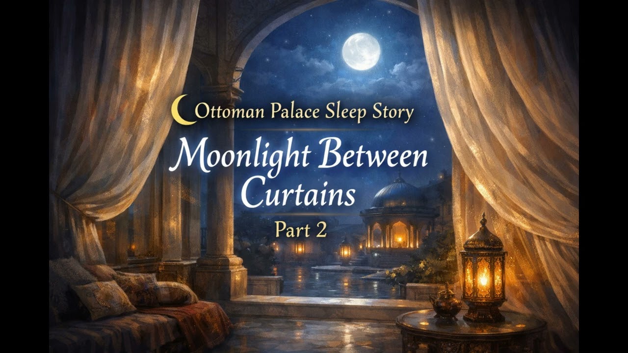 Fall Asleep in an Ottoman Palace | Moonlight Between Curtains | Part 2