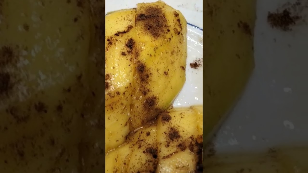 GOUTER TIME. Mangue cannelle #foodlover #fruits #viral_video #mango #cannelle