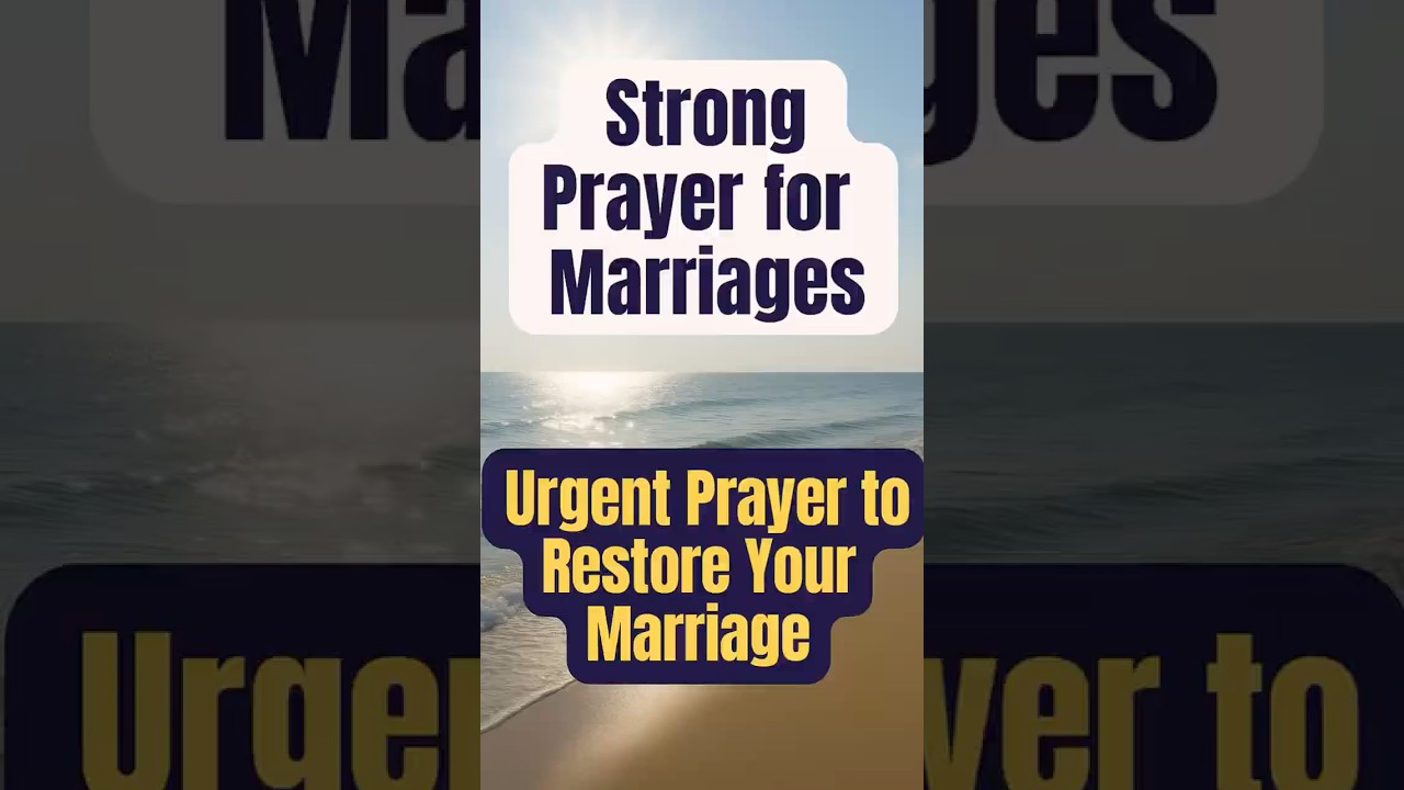Husband or Wife leaving? Powerful Prayer for Restoration!  #faith #prayer #marriage #jesuschrist