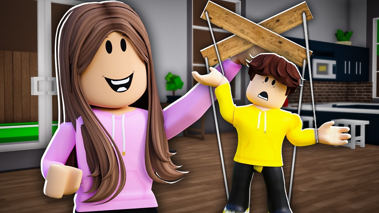 MOJA DZIEWCZYNA MNIE KONTROLUJE przez 24H w BROOKHAVEN RP! 😫 (Historyjka Roblox)