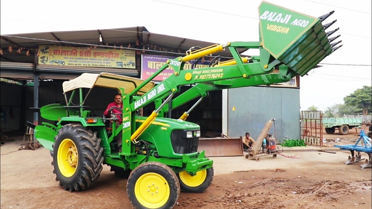 Tractor Loader Attachment | John Deere 5310 Tractor | Mob- 9827276342 Front Loader on Tractor