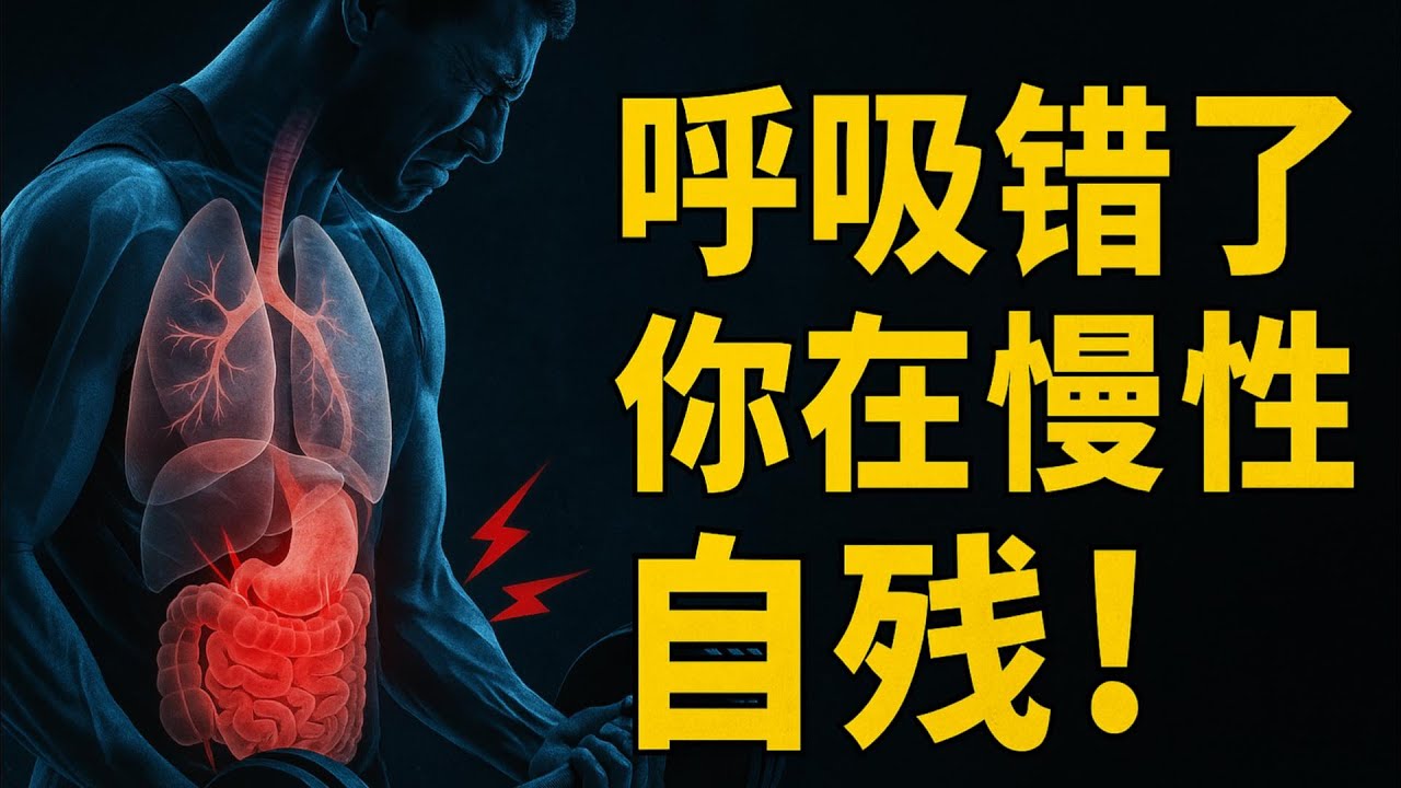 呼吸方式錯了，訓練正在悄悄傷害你！