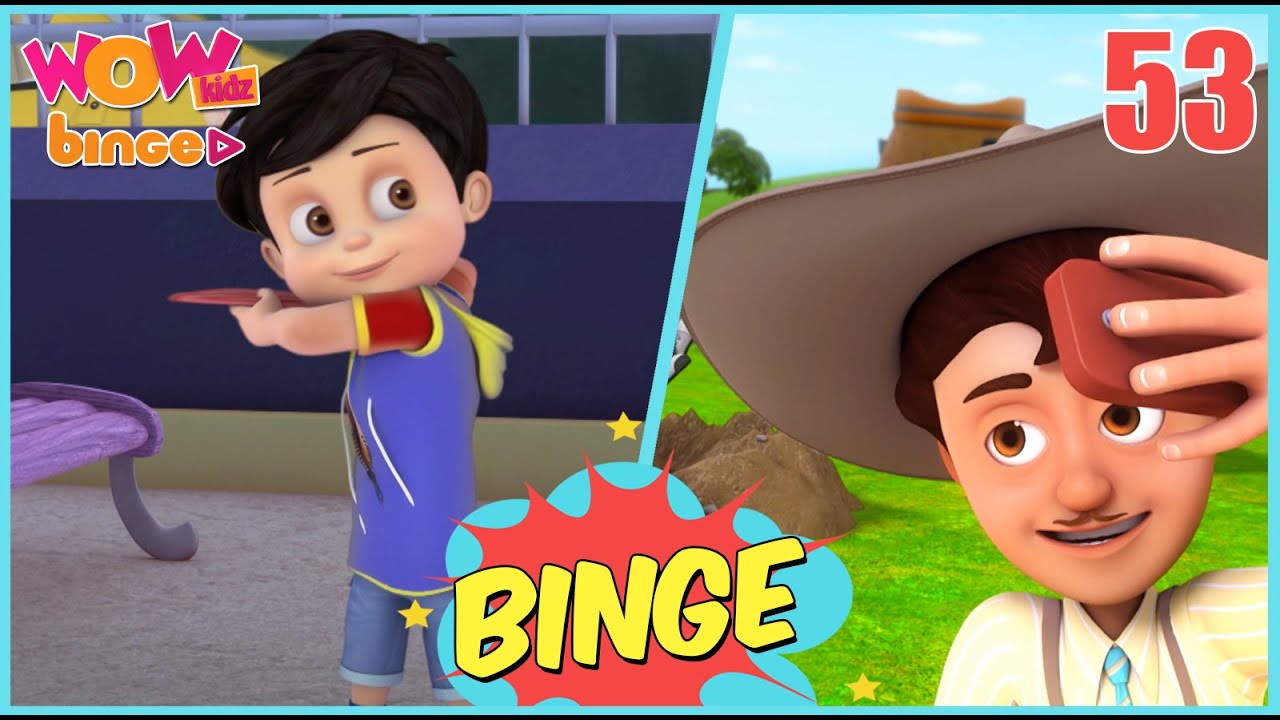 Kids Cartoon | VIR THE ROBOT BOY & CHACHA BHATIJA | Hindi Stories|  Compilation 53 | Wow Kidz Binge