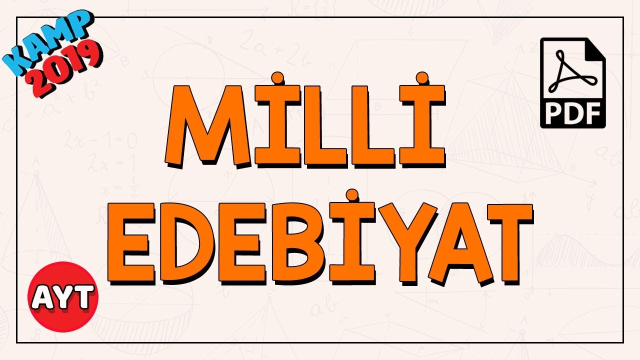 Milli Edebiyat | AYT Edebiyat