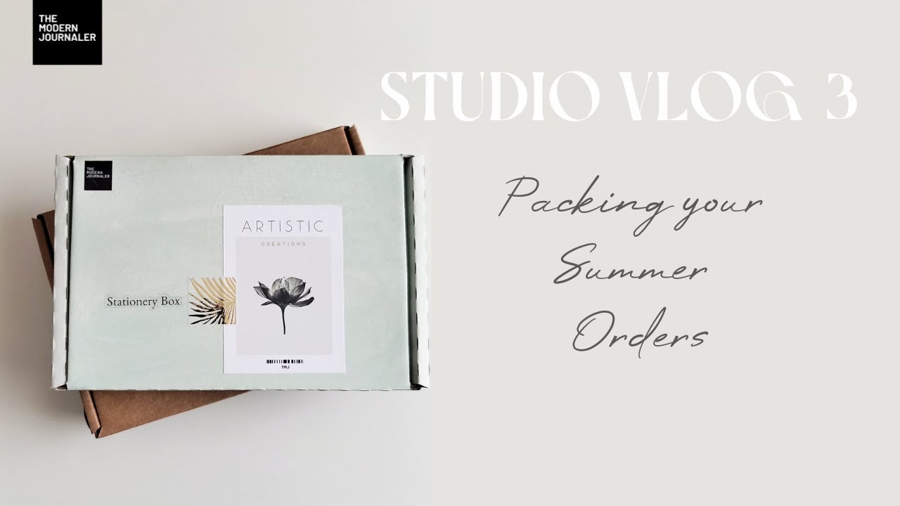 Studio Vlog: Pack Orders With Me