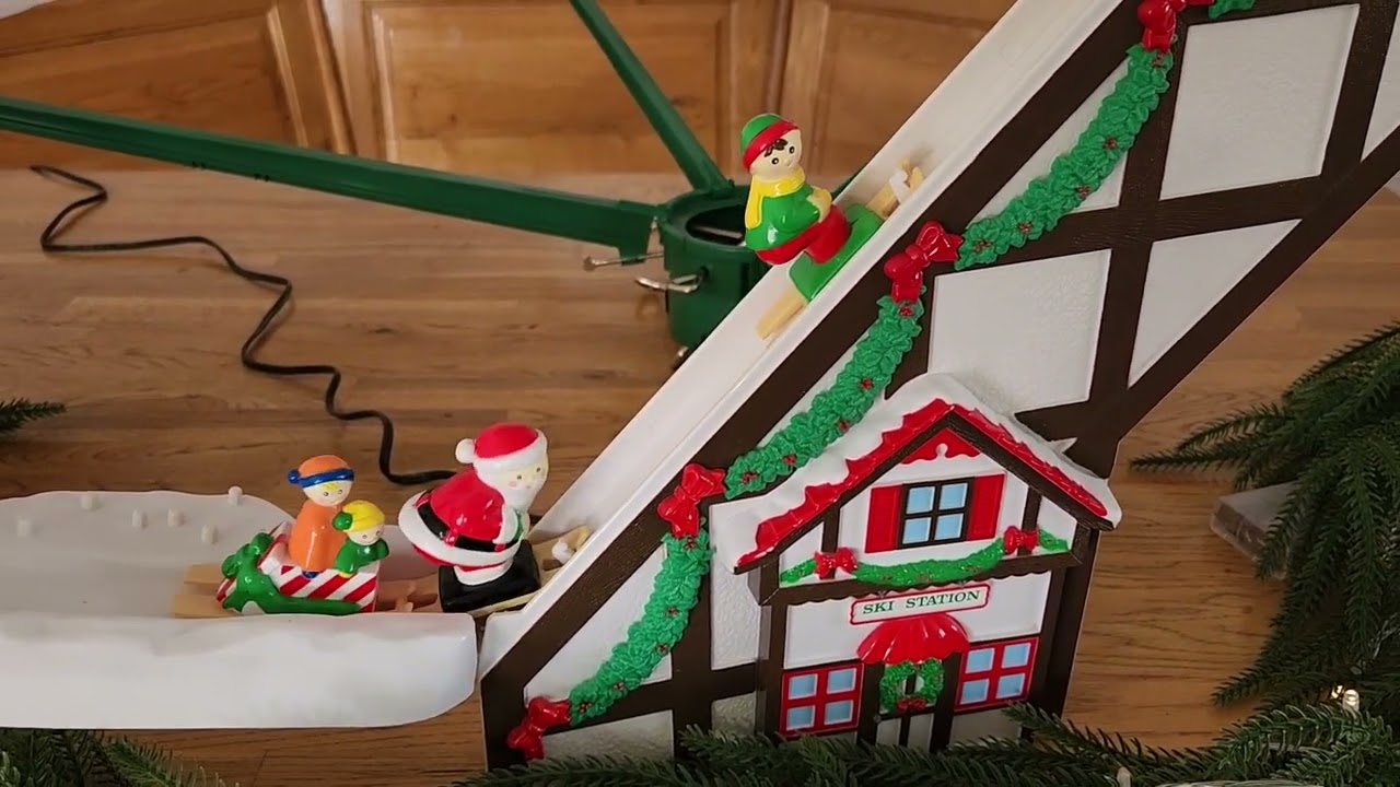Mr. Christmas Santa’s Ski Slope 1992 