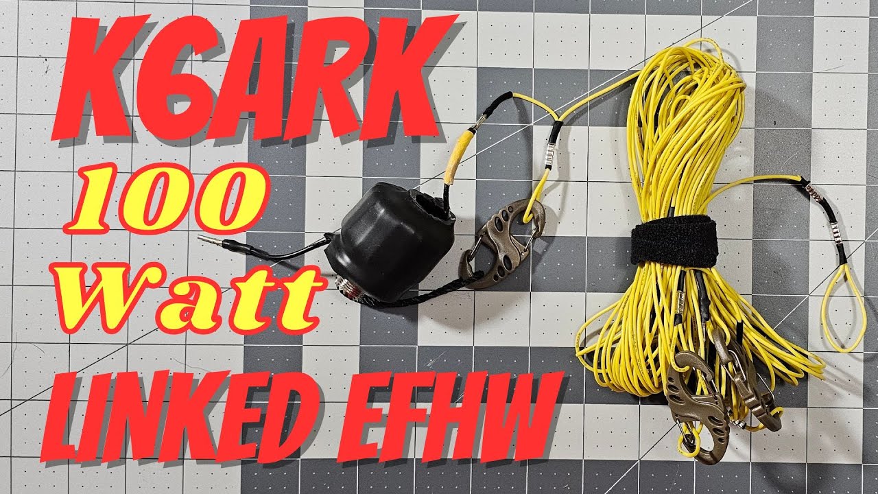 K6ARK 100 Watt Linked EFHW Build