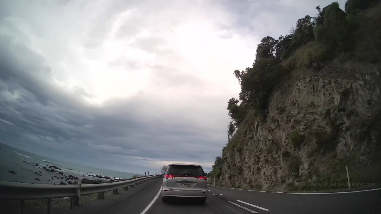 Driving from Kaikoura to Christchurch | Canterbury | New Zealand