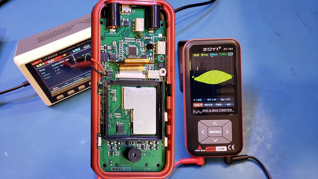 ZOYI ZT-701 Pocket Sized Oscilloscope and Multimeter Review/Teardown