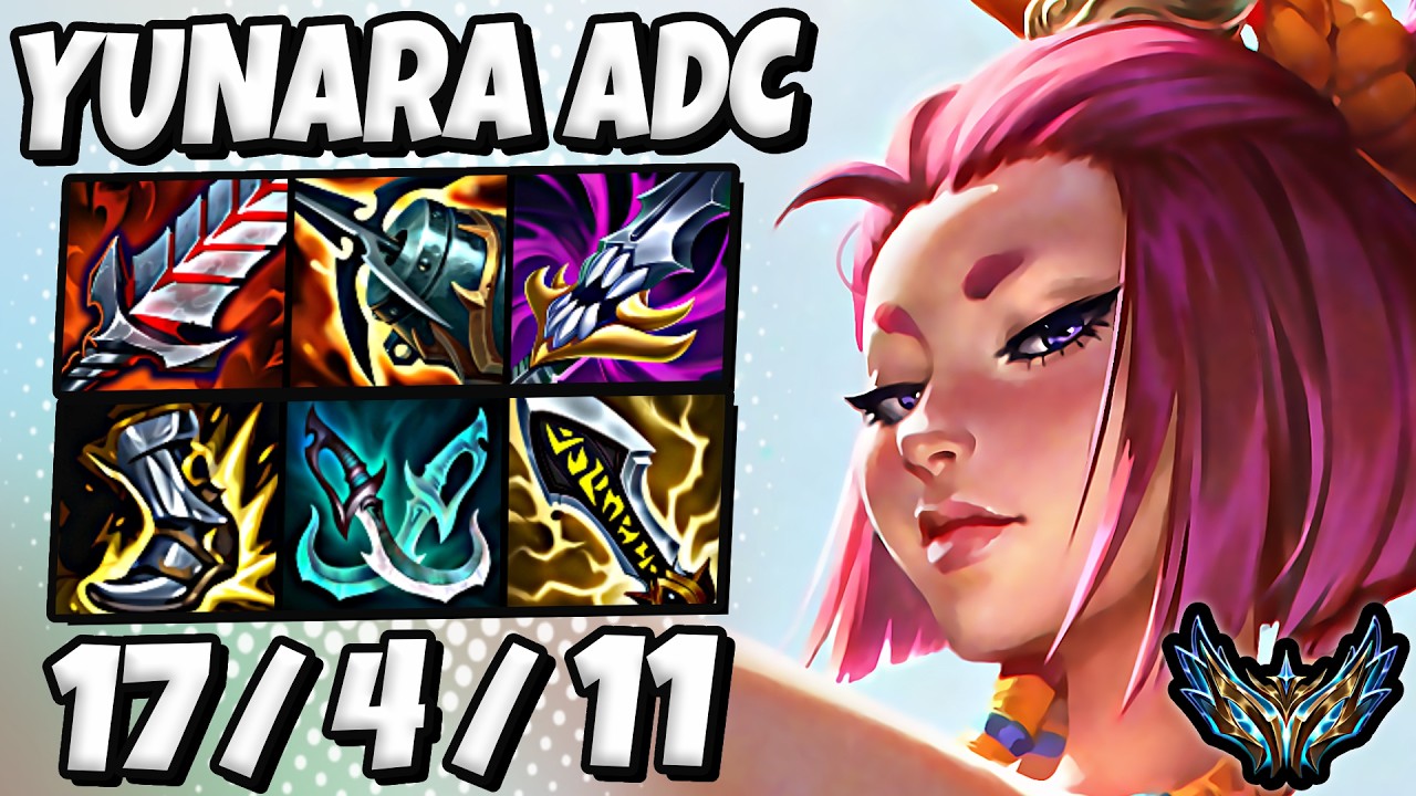 Yunara vs Jhin [ ADC ] Korea Challenger 1704 LP | Patch 25.24