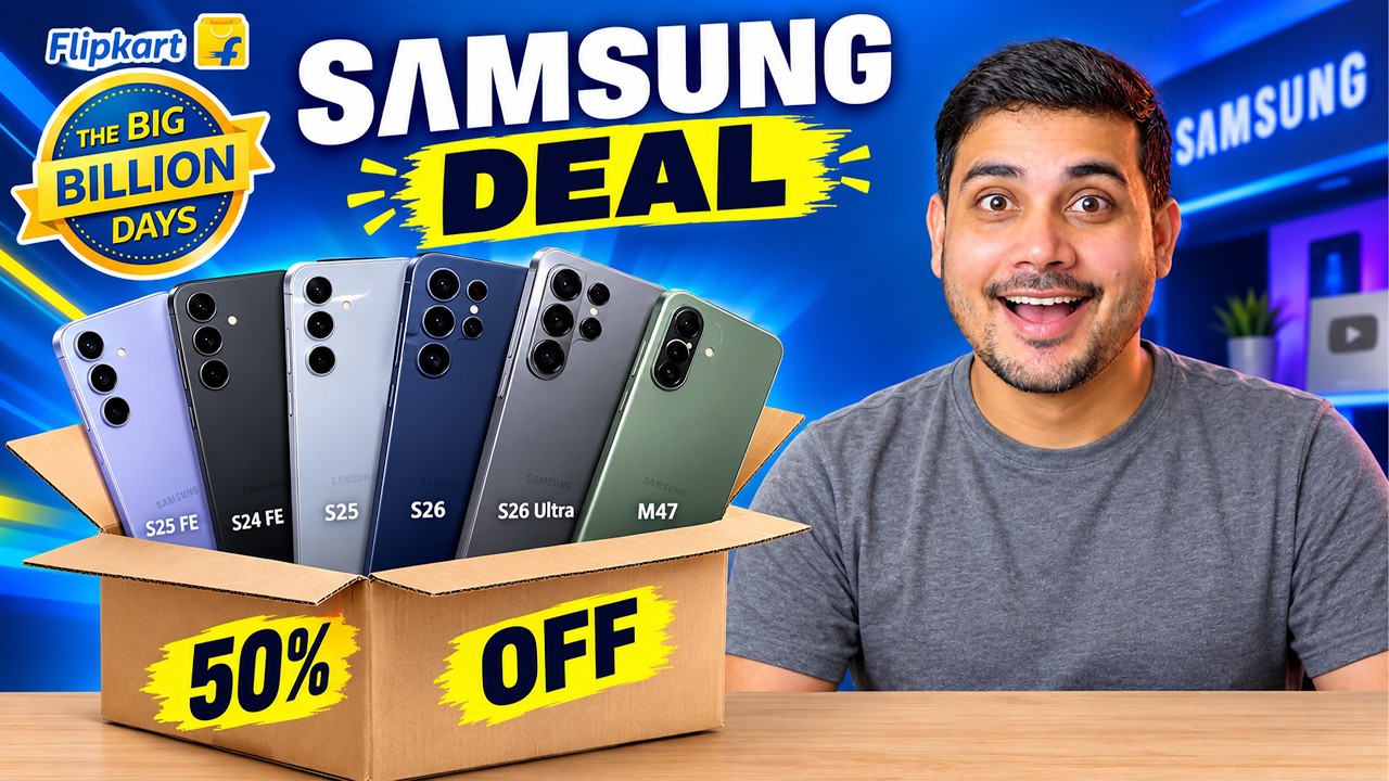 Best Samsung Phone Deals 🔥 in Flipkart Big Billion Days Sale 2026 | Amazon Great Indian Festival