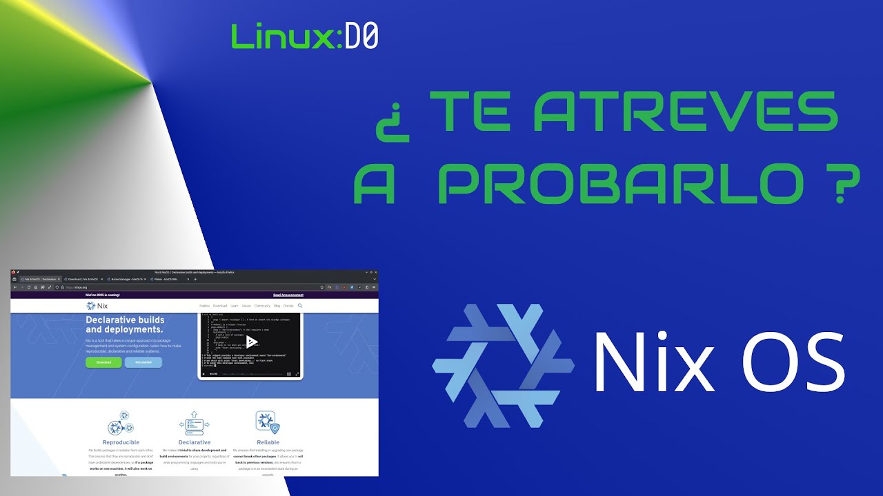 Nix OS - ¿Te atreves a probarlo?